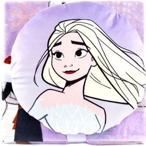 Frozen 2 pc pillow and travel throw